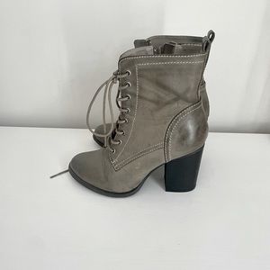 Gray Ankle Booties